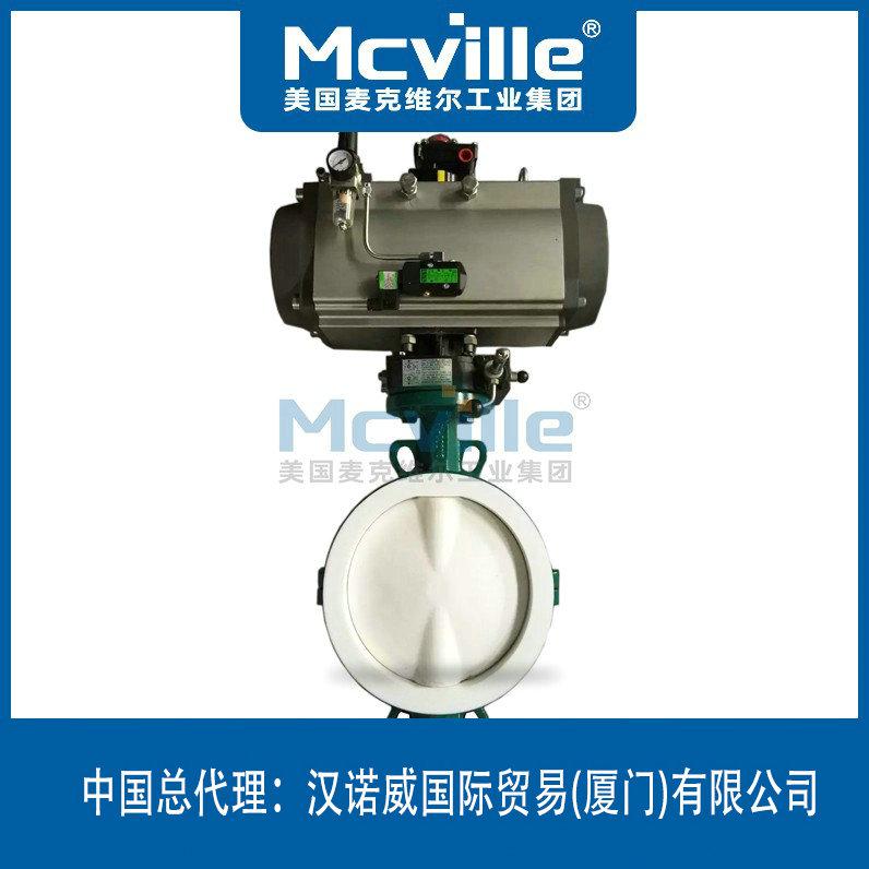 進(jìn)口氣動襯氟蝶閥