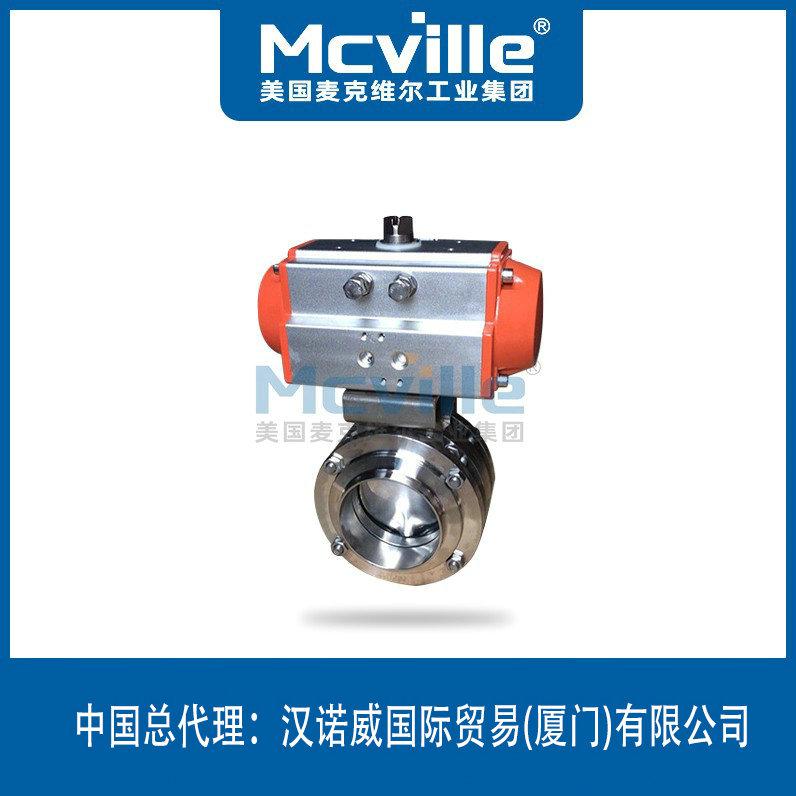 進口氣動衛(wèi)生蝶閥