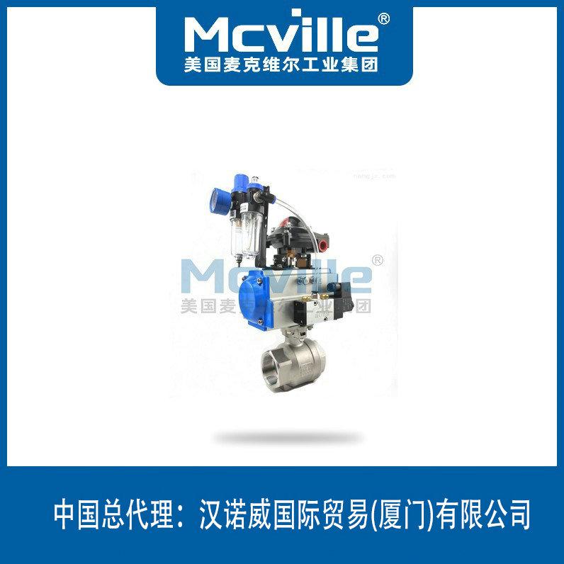 進口氣動內螺紋球閥