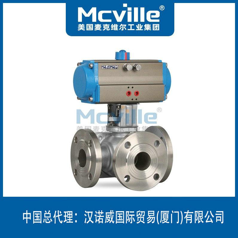 進(jìn)口氣動三通球閥