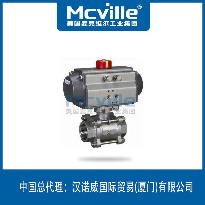 進口氣動開關球閥