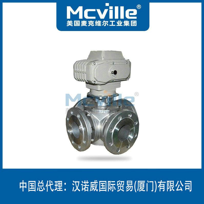 進(jìn)口電動四通球閥