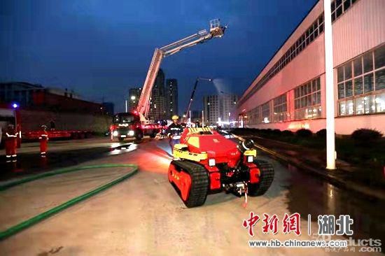 宜昌開展倉(cāng)儲(chǔ)物流場(chǎng)所跨區(qū)域滅火救援演練