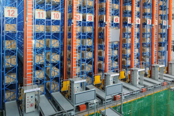 【案例】無人叉車自動化貨架