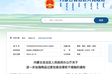 加快快遞包裝綠色轉(zhuǎn)型，強化商品過度包裝治理，內(nèi)蒙古這樣干！