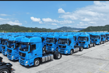 中通一次性采購400臺！東風(fēng)智能重卡何以頻獲快遞大咖青睞？