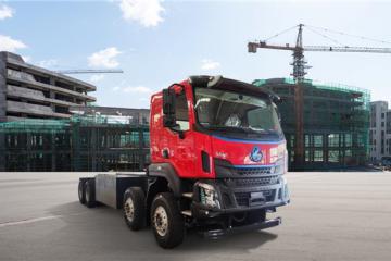 9米長貨箱創(chuàng)富利器 乘龍H5 8X4純電自卸車助您每趟多拉一噸