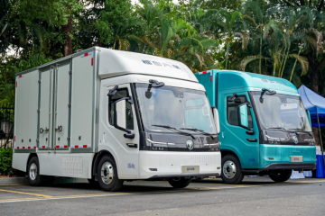 高端進(jìn)化 智慧破界 全新啟明星平臺歐馬可純電輕卡亮相珠三角