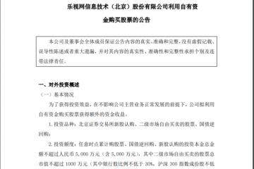 樂視急了，砸1.8億炒股還債