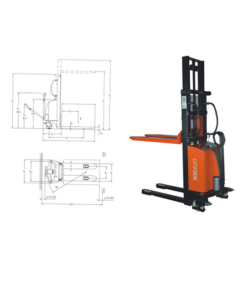 供應(yīng)半電動(dòng)堆高車(chē)