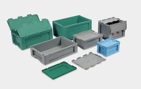 大森DSW系列標(biāo)準(zhǔn)可堆物流箱 