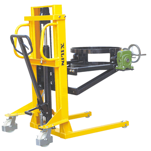 供應(yīng)手動(dòng)油桶堆高車