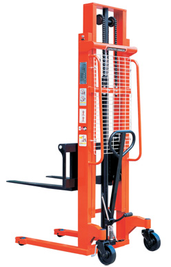 生產(chǎn)銷售手動液壓堆高叉車