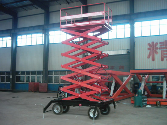 生產(chǎn)銷售四輪移動式液壓升降平臺
