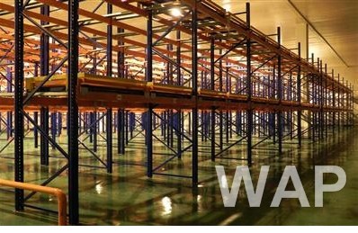 世倉后推式貨架