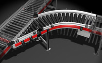 合流/分流轉(zhuǎn)彎輥道式輸送機