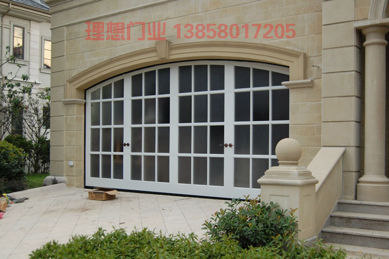 法式車庫門，采光車庫門，高檔車庫門