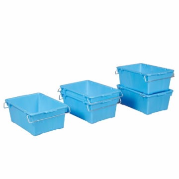 錯位式套疊周轉箱 TS400型