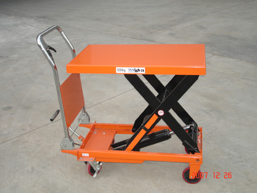 液壓手推平臺(tái)車7
