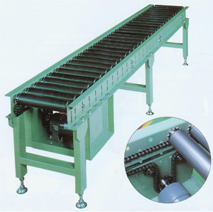 KR-S系列單排鏈驅(qū)動滾筒輸送機 