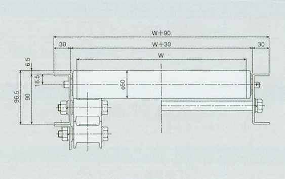 JRD-F 樹脂滾筒平皮帶輸送機 