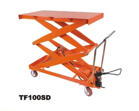 TF100SD液壓手推平臺車