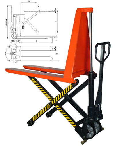 手動(dòng)高升程搬運(yùn)車(chē)-SLT(N)10