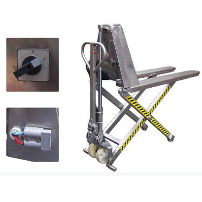 全不銹鋼電動(dòng)高升程搬運(yùn)車(chē)ESLP08-inox