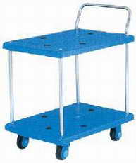 雙層塑料手推車