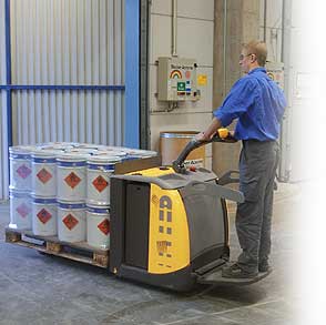 瑞典ATLET2.5噸站板式電動(dòng)托盤搬運(yùn)叉車 PLP 250 