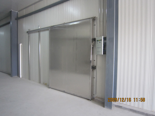 手移平移冷庫門