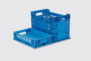 大森煙草行業(yè)專用物流箱DSZ4425 折疊煙筐  