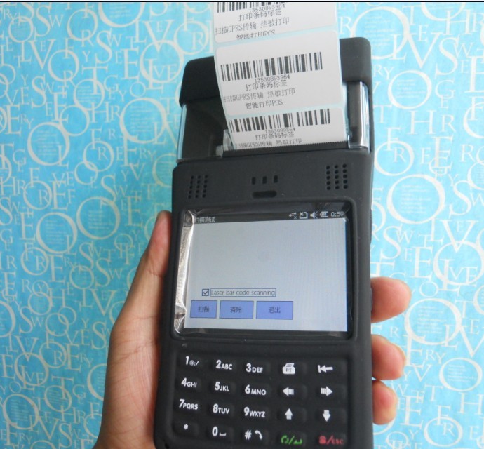 手持POS機(jī)，條碼打印PDA，手持打印終端，數(shù)據(jù)采集器 智能POS打印機(jī)