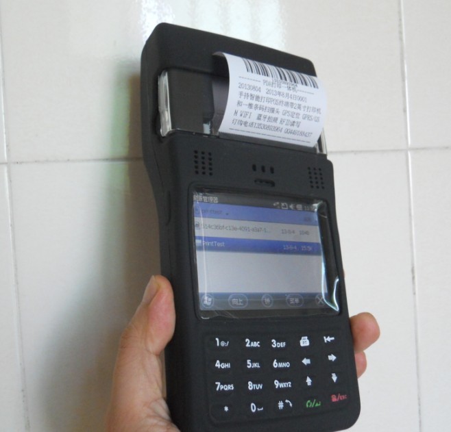 手持機智能打印POS機內(nèi)置打印機