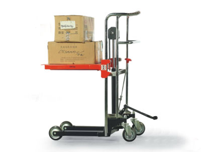 上海輕型諾力升高車，諾力小型液壓堆高車，上海諾力行李堆高車