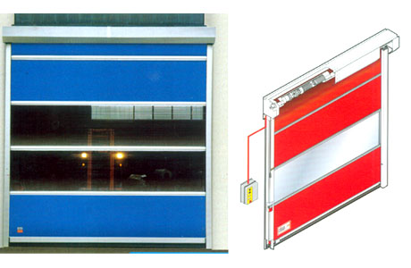 可互換區(qū)段的高速卷簾門