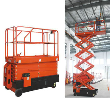 半電動(dòng)剪叉式升降機(jī)，高空升降平臺(tái)，上海剪叉式高空作業(yè)車