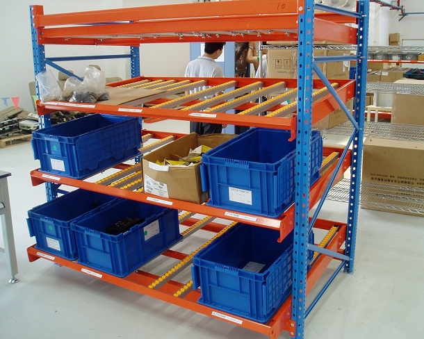 貨架 流利條式貨架 線棒貨架 倉(cāng)儲(chǔ)貨架 天津貨架