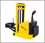 全電動抱夾式油桶翻轉(zhuǎn)倒料車