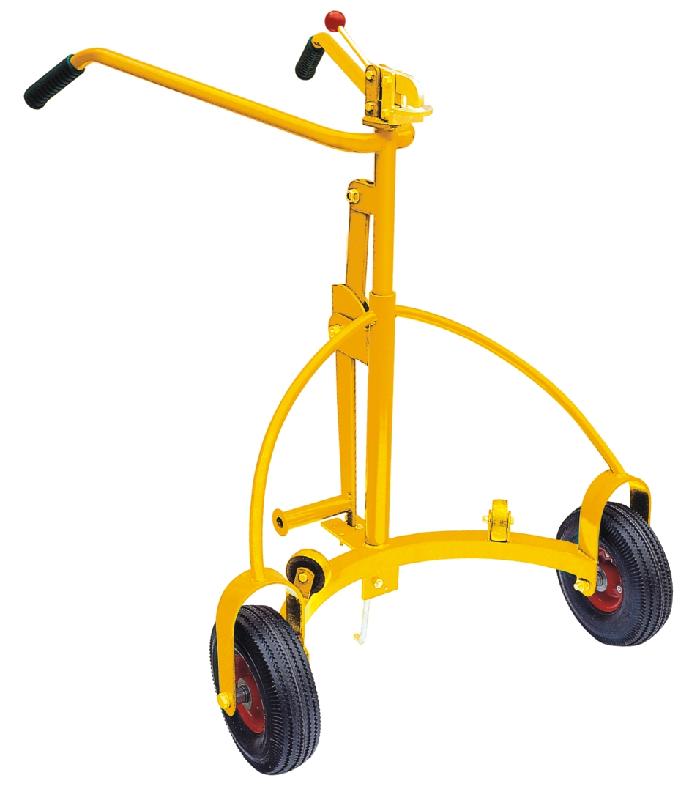 簡易型油桶搬運車，手動油桶車，天津油桶車報價，廠家直銷