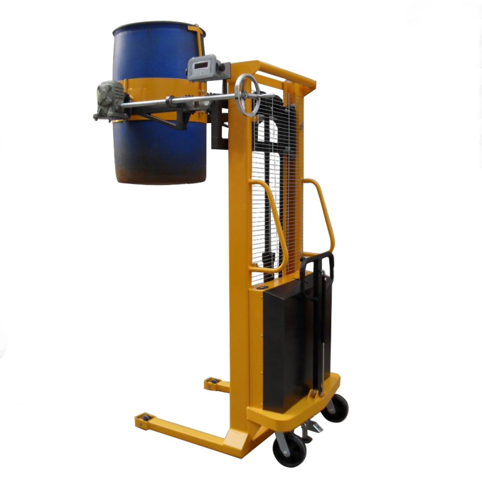 半電動油桶堆高車，天津電動油桶車，叉車配件齊全，專業(yè)維修叉車