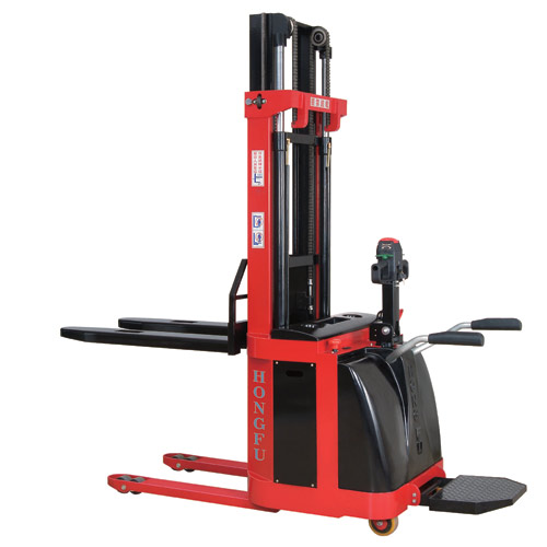 鴻福全電動(dòng)自走式堆高機(jī)（帶護(hù)欄）