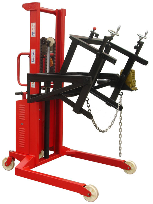 鴻福特殊可傾式電升電翻油桶車