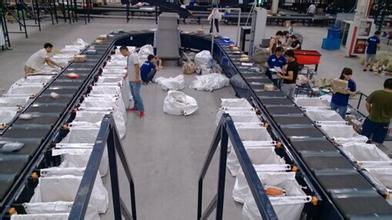 家具行業(yè)/制藥行業(yè)/超市行業(yè)配送中心的物流自動分揀輸送機/自動分揀系統(tǒng)/物流自動分揀設(shè)備