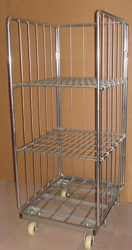 低價供應(yīng)雙開門物流臺車/周轉(zhuǎn)車