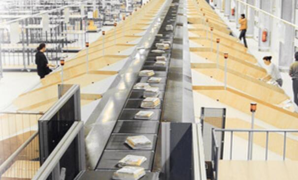 英特諾垂直型交叉帶式分揀機(jī)