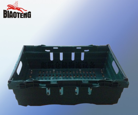 生鮮配送筐蔬菜筐水果筐瓜果筐冷鏈周轉(zhuǎn)筐凍品食品物流筐