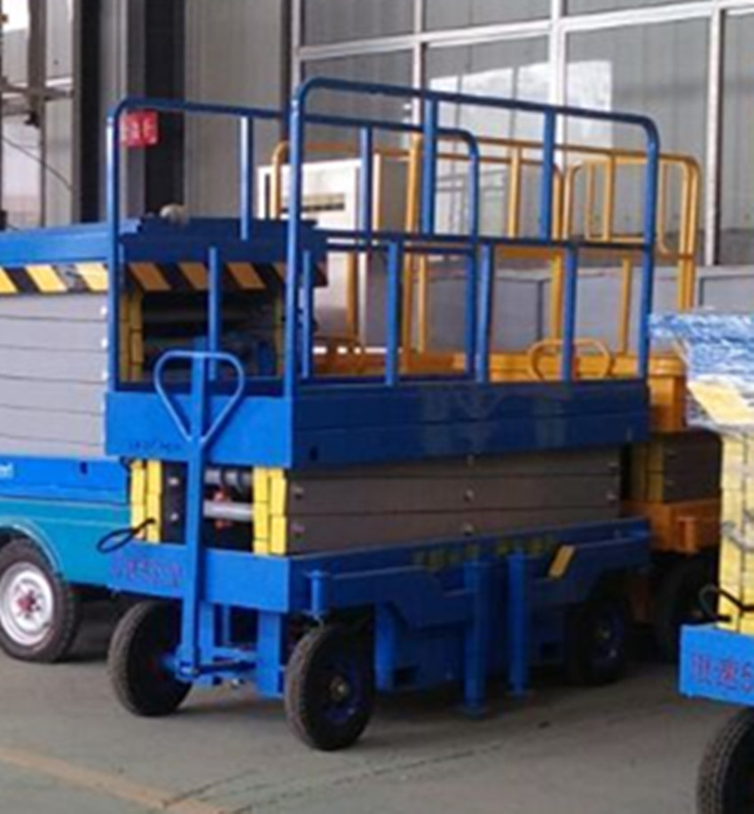 供應(yīng)四輪移動式升降機 移動剪叉式升降機