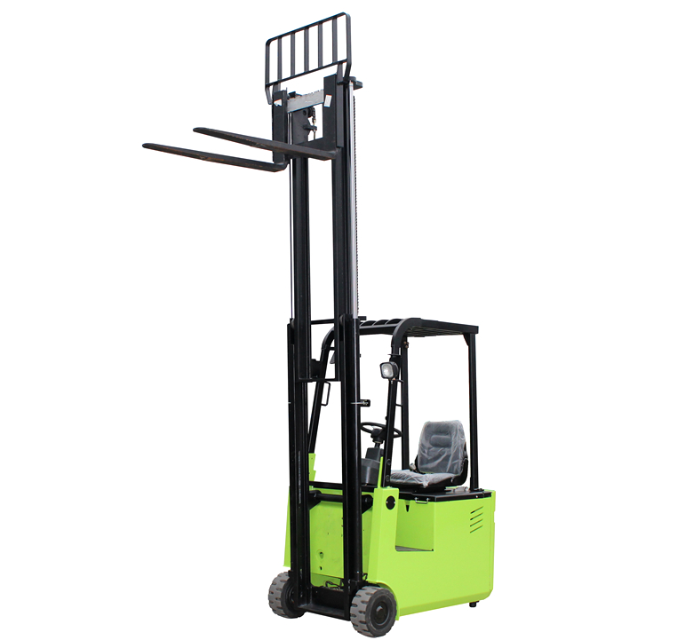 三支點座駕式全電動叉車/電動堆高車/升高車/鏟車電瓶升高堆垛車
