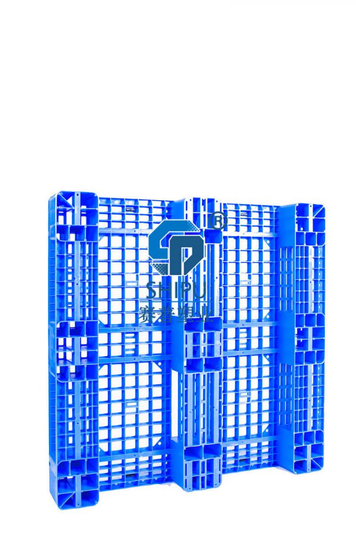 貴州倉儲物流1210川字加鋼管堆碼塑料托盤